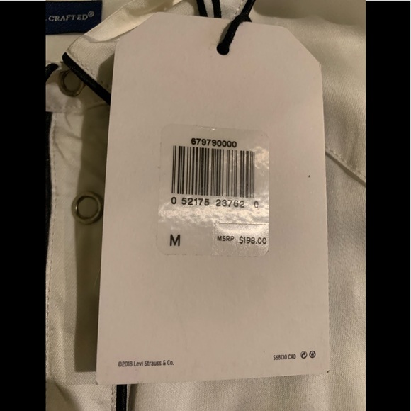 NWT Levi’s Made & Crafted Size Medium Western Smiley Top - Picture 8 of 9